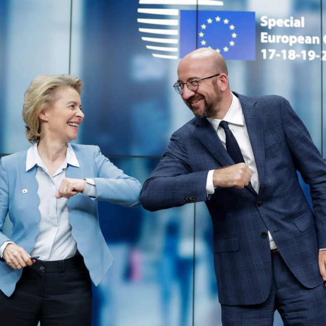 Ursula von der Leyen, predsjednica Europske komisije i Charles Michel, predsjednik Europskog vijeća
