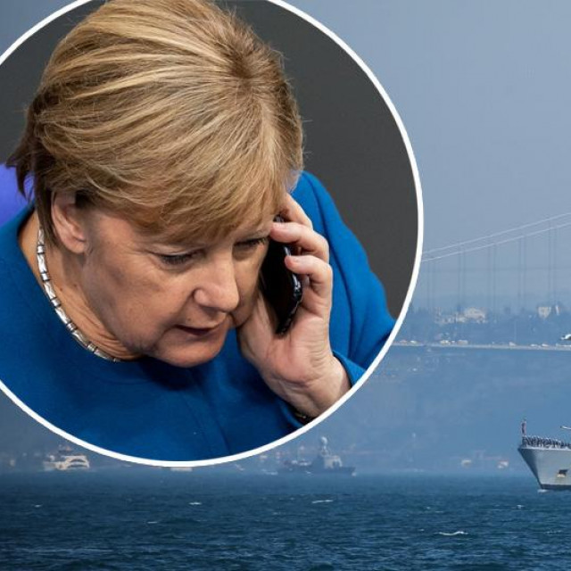 Turski ratni brod, Angela Merkel
