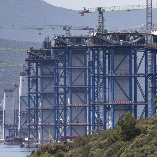 Gradilište Pelješkog mosta