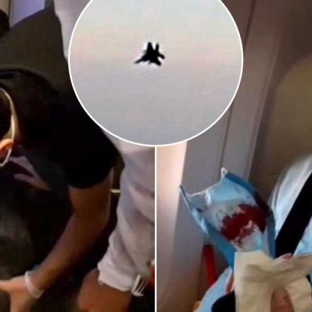 Ozlijeđeni putnici s leta