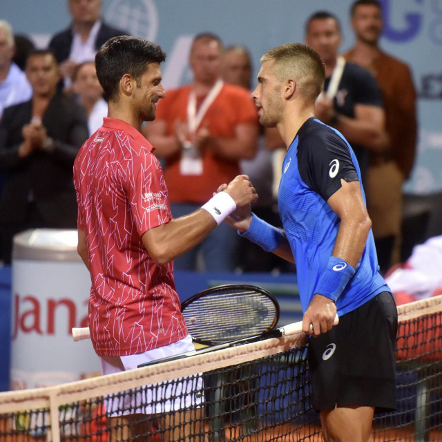 Novak Đoković i Borna Ćorić na Adria Touru u Zadru
