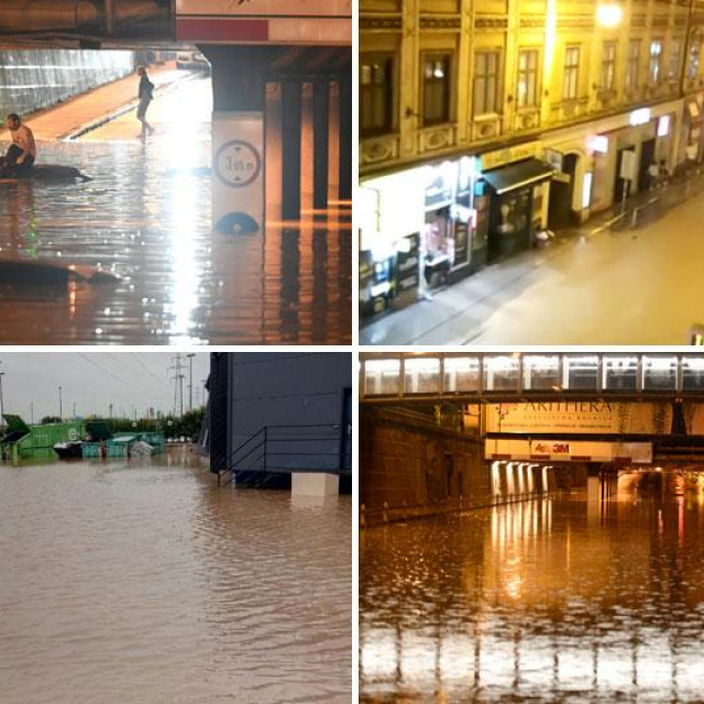 Posljedice nevremena u Zagrebu i Varaždinu