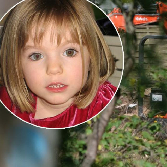 Pretraga dvorišta, Madeleine McCann