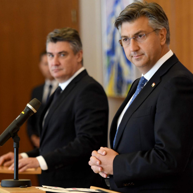 Zoran Milanović i Andrej Plenković