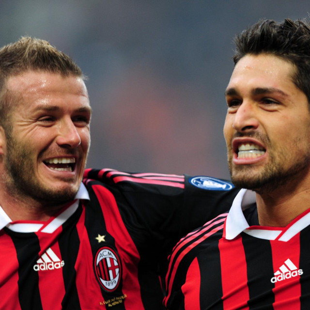 Marco Borriello i David Beckham 