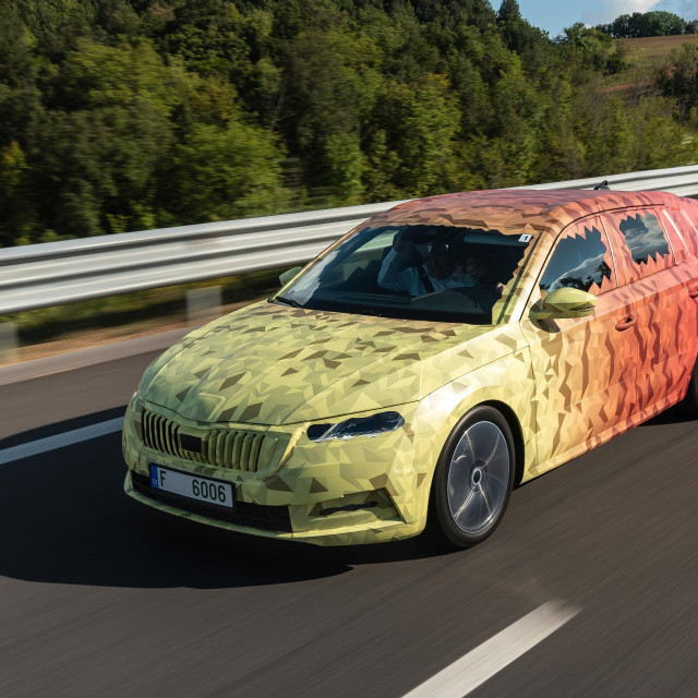 Škoda Octavia na testiranjima