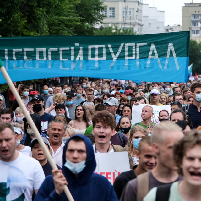 Prosvjedi u ruskoj regiji Habarovsk