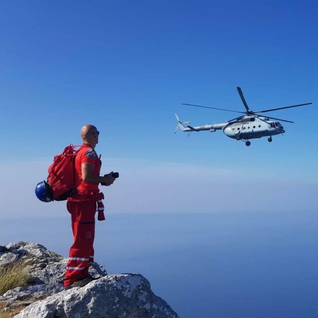 Potraga za nestalim Poljakom na Biokovu