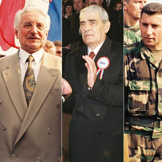 Franjo Tuđman; Gojko Šušak, Ante Gotovina, Petar Stipetić, Peter Galbraith
