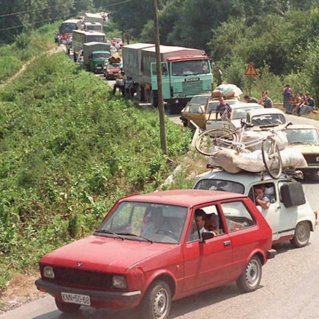 Srpske izbjeglice iz Krajine 1995.