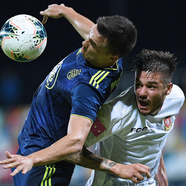 Nikola Moro u duelu s Kristijanom Lovrićem koji se također nada velikom transferu