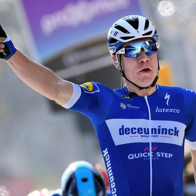 Fabio Jakobsen snimljen na jednoj utrci prošle godine