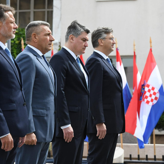Gordan Jandroković, Ante Gotovina, Zoran Milanović, Andrej Plenković