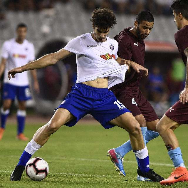 Detalj s utakmice Hajduk - Gzira