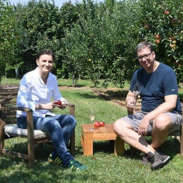 Aleksandar Vučić i Ana Brnabić