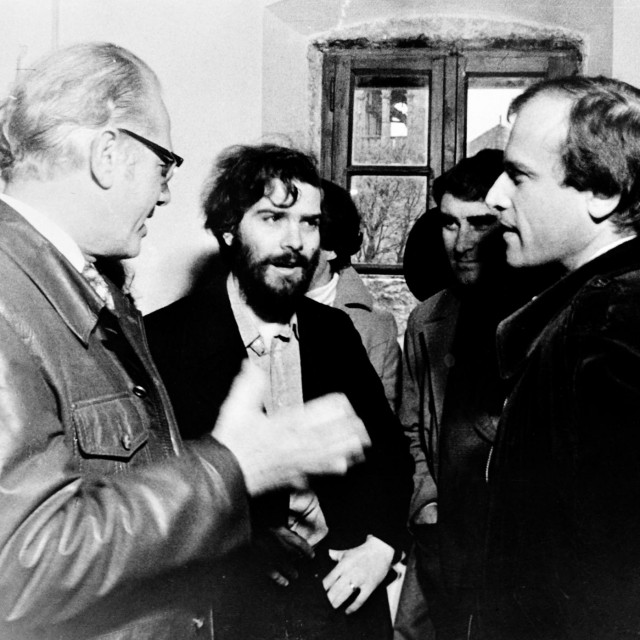 Duško Kečkemet, Tonko Maroević i Igor Zidić 1978. godine.