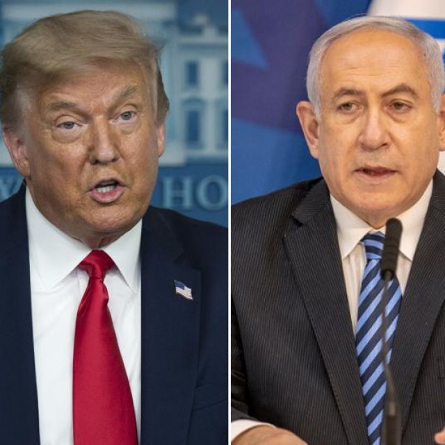 Mohammeda Al Nahyana, Donald Trump, Benjamin Netanyahu