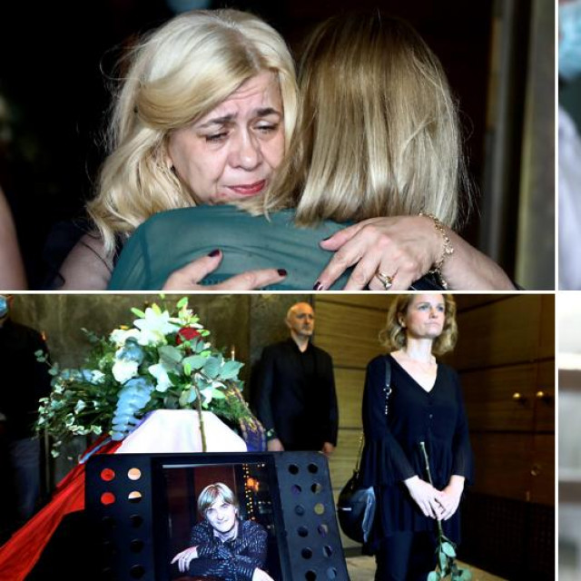 Snježana Dujmić, Jasna Zlokić i Jacques Houdek na ispraćaju Rajka Dujmića