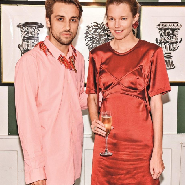 Piotrek Panszczyk, Beckett Fogg
CFDA Swarovski Award for Emerging Talent Cocktail Party, New York, USA - 04 May 2017,Image: 331284756, License: Rights-managed, Restrictions:, Model Release: no, Credit line: Zach Hilty/BFA/Shutterstock Editorial/Profimedia