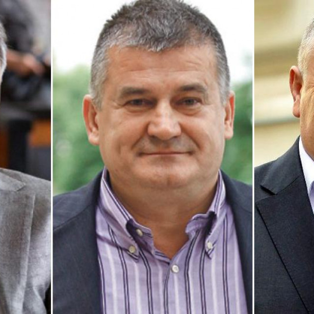Zdravko Mamić, Miroslav Kutle, Drago Tadić