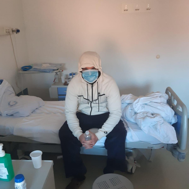 Vibor Vidić tijekom boravka u Klinici Fran Mihaljević