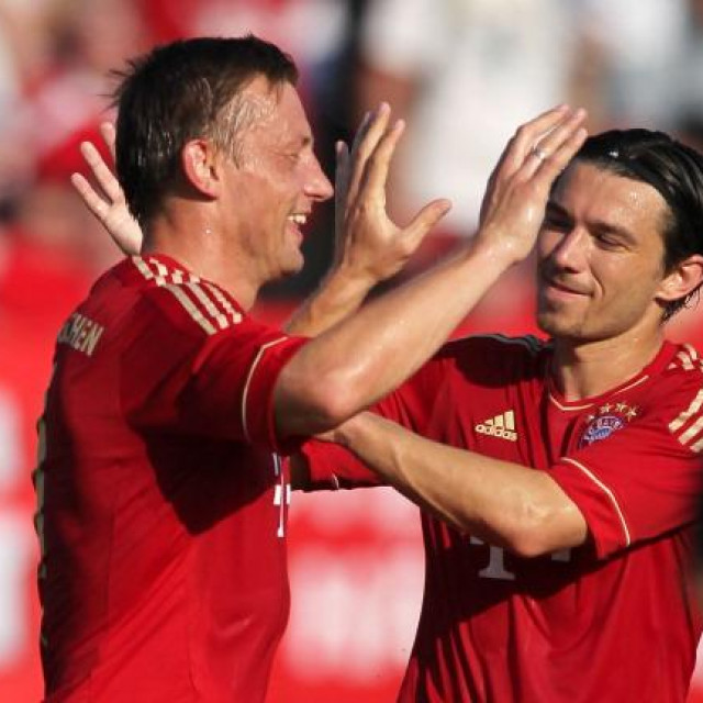 Ivica Olić i Danijel Pranjić u dresu Bayerna