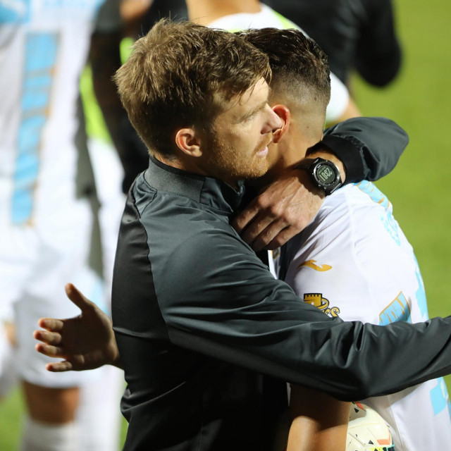 Antonio Mirko Colak i trener Simon Rožman