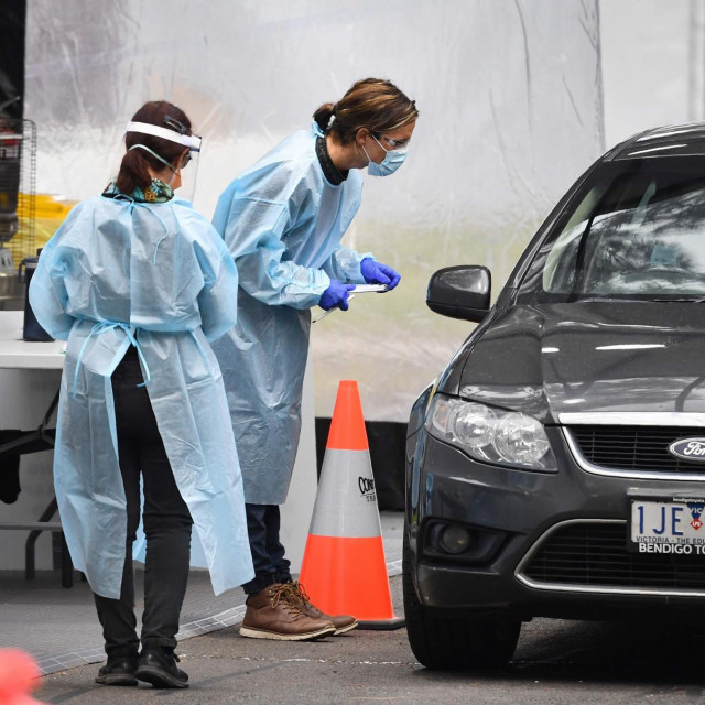 Testiranje na koronavirus u Melbourneu