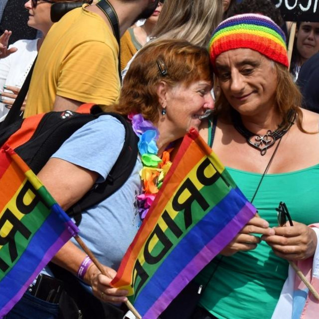 Detalj s prošlogodišnje Parade ponosa u Sarajevu