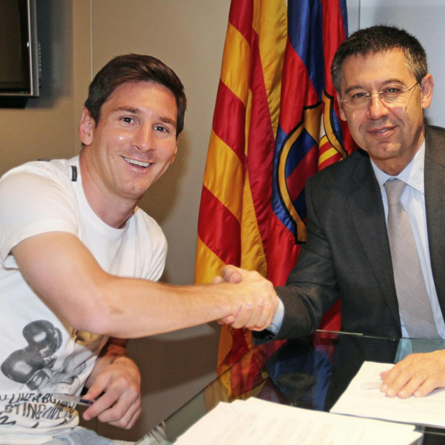 Messi s predsjednikom Barcelone Bartomeuom