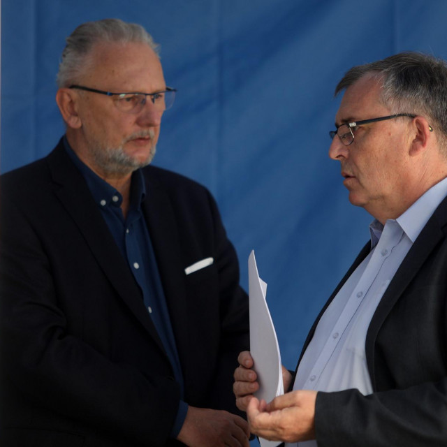 Davor Božinović i Krunoslav Capak