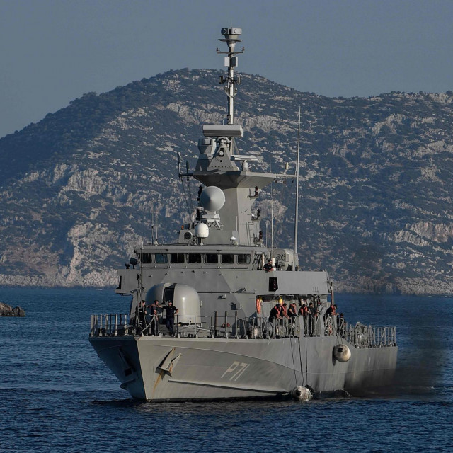 Grčki patrolni brod u blizini turske granice