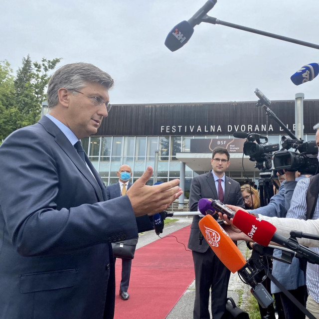 Plenković na Bledu
