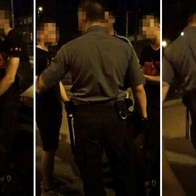 Policajci vrijeđaju mladiće
