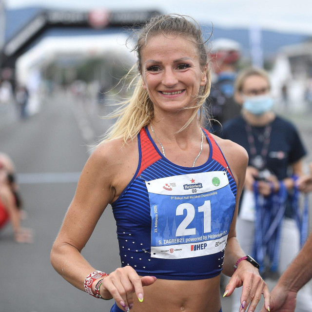 Bojana s trenerom Mladenom Kršekom