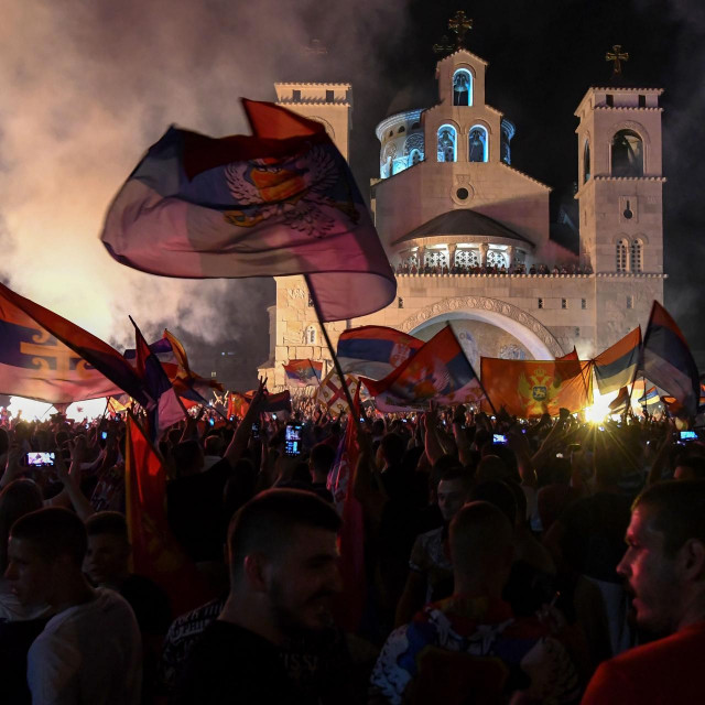 Slavlje nakon izbora u Crnoj Gori