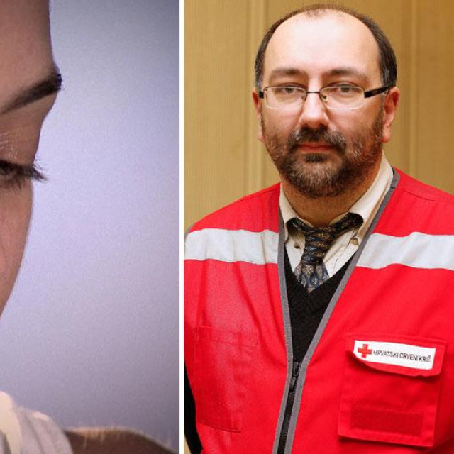 Bivša pacijentica varaždinskog psihijatra (lijevo), voditelj tima za krizna stanja Crvenog križa Varaždinske županije Nebojša Buđanovac (desno)