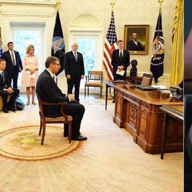 Vučić u Bijeloj kući i Sharon Stone u 'Sirovim strastima'