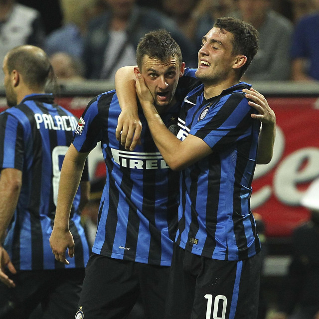 Marcelo Brozović i Mateo Kovačić u dresu Intera