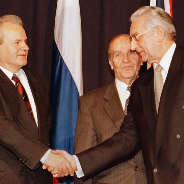 Slobodan Milošević, Alija Izetbegović i Franjo Tuđman