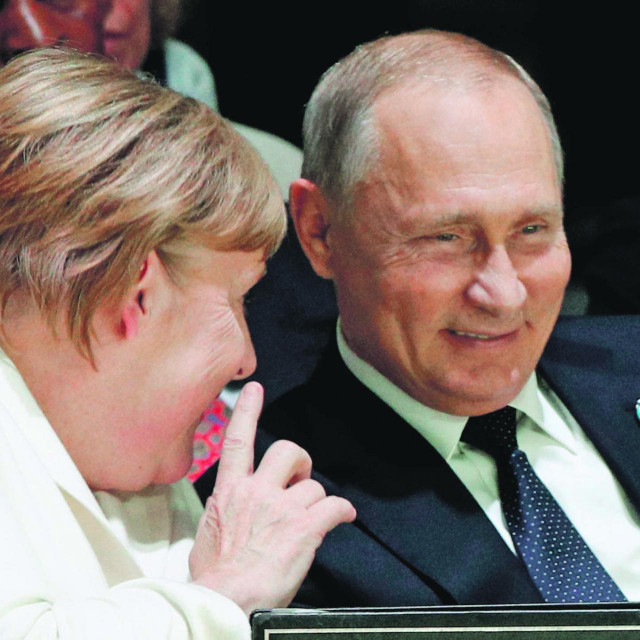Angela Merkel i Vladimir Putin