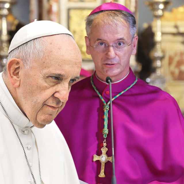 Papa Franjo i Dražen Kutleša