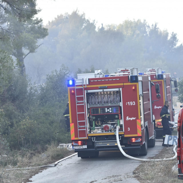 požar na Čiovu