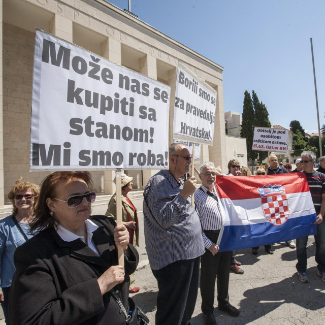 Mirni prosvjed Udruge stanara 