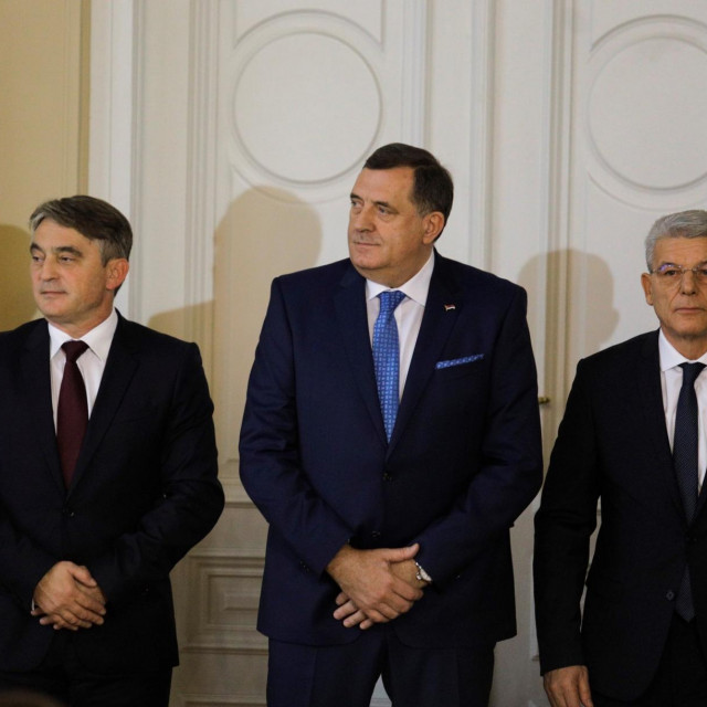 Željko Komšić, Milorad Dodik i Šefik Džaferović
