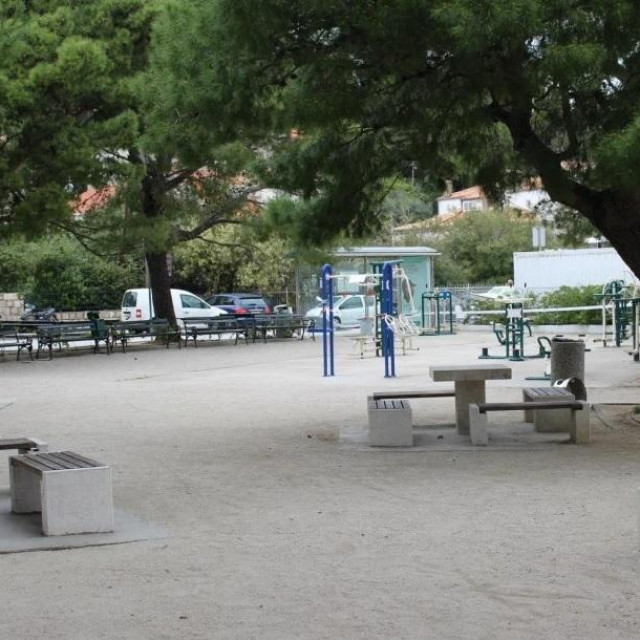 Park na Batali u kojem se dogodio napad