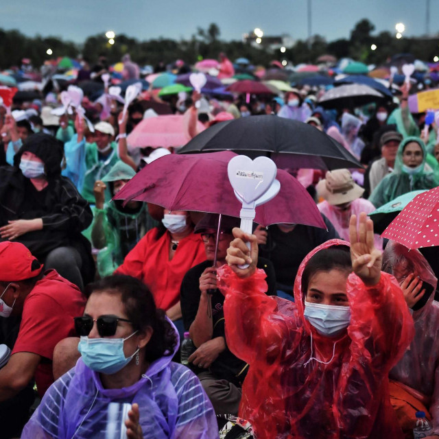 Prosvjed na Tajlandu