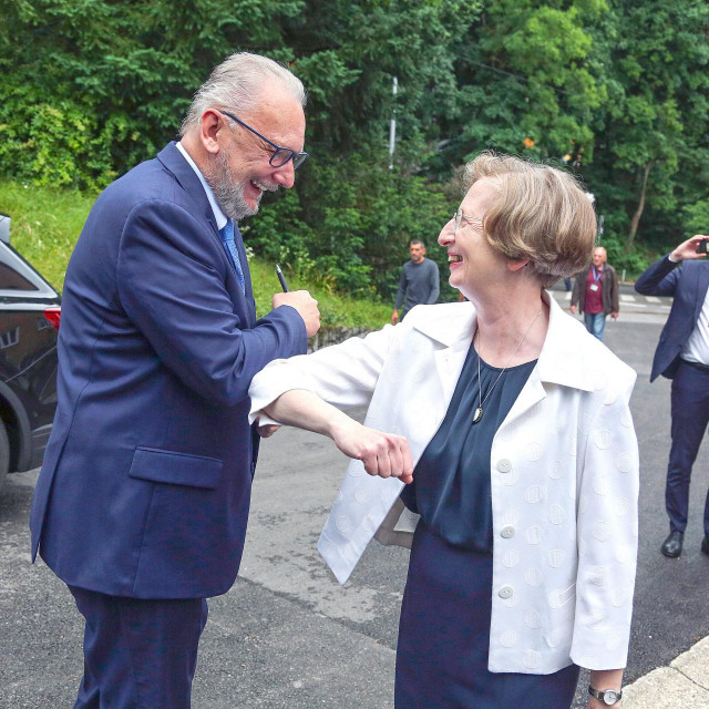 Davor Božinović i Alemka Markotić