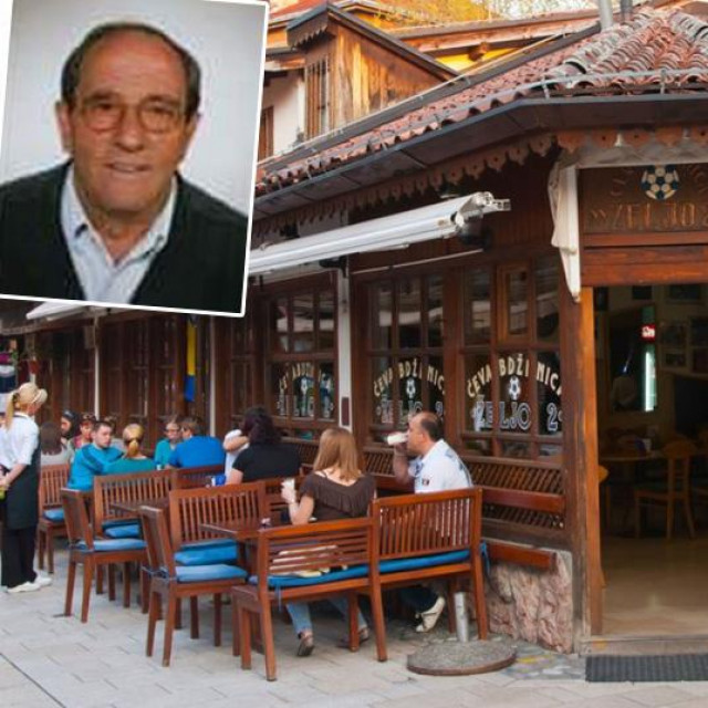 Ćevabdžinica Željo 2 u Sarajevu, preminuli vlasnik Šain Memeti (u okviru)