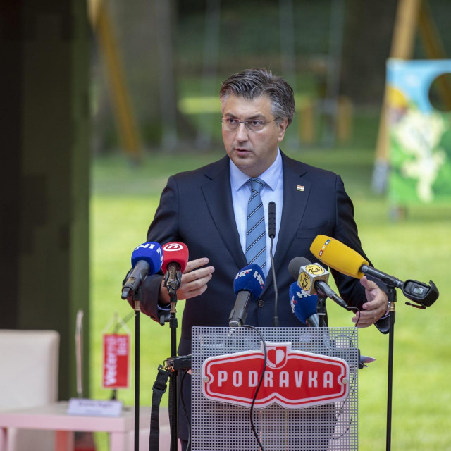Premijer Andrej Plenković na konferenciji Hrvatska kakvu trebamo.
 